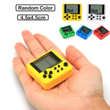 Load image into Gallery viewer, Portable Mini Classic Games Tetris Child Pocket Game Consoles Electronic Pets Games Machine Tetris Brick Gaming Keychain Toys