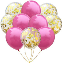 Load image into Gallery viewer, 10pcs/pack Inflatable Ball Toy 10 inch Birthday Wedding Pink Rose Gold Balloon Toy Inflatable Cartoon Hat Children Party Toy Hat