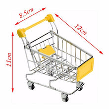 Load image into Gallery viewer, Creative Mini Children Handcart Simulation Small Supermarket Shopping Cart Utility Cart Pretend Play Toys Strollers Kids Gift
